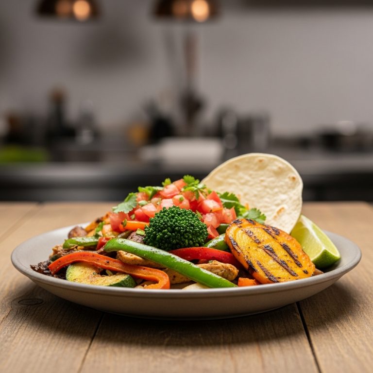 “Sumptuous Veggie Fajita Bowl: A Vegetarian Tex-Mex Feast! 🌮🌿”